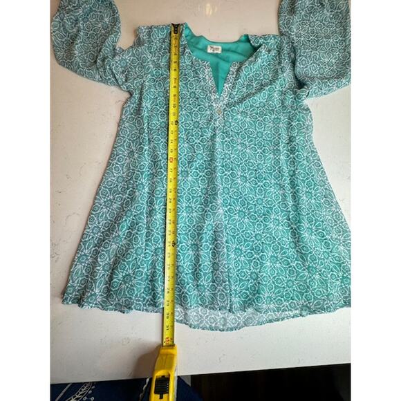 Voluminous Plunge Neck Fairycore Jamie Boho Tunic Dress/Top Sz Med - Picture 13 of 16